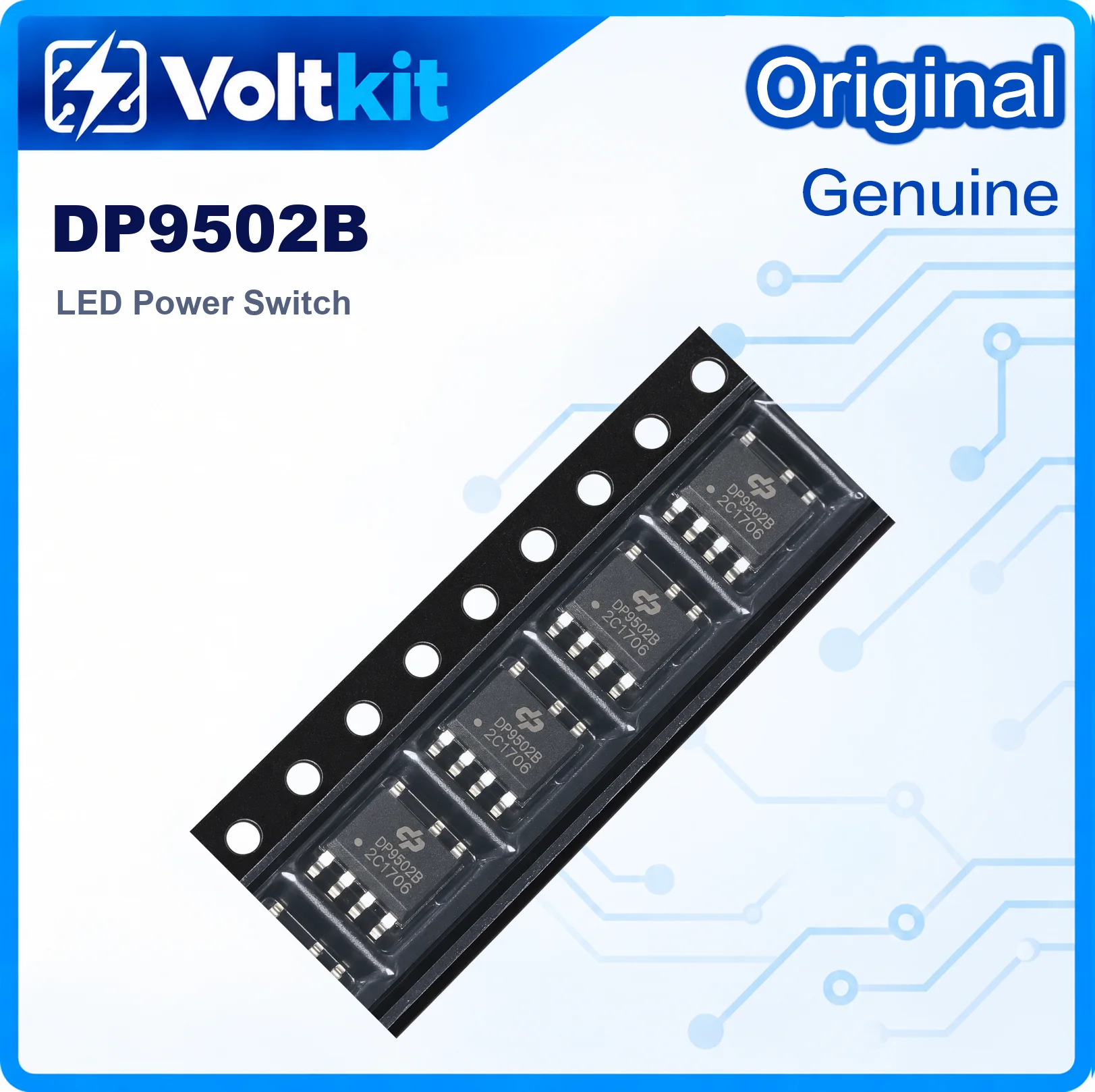 10PCS DP9502 SOP-7 Non-Isolated Buck Constant Current LED Driver IC