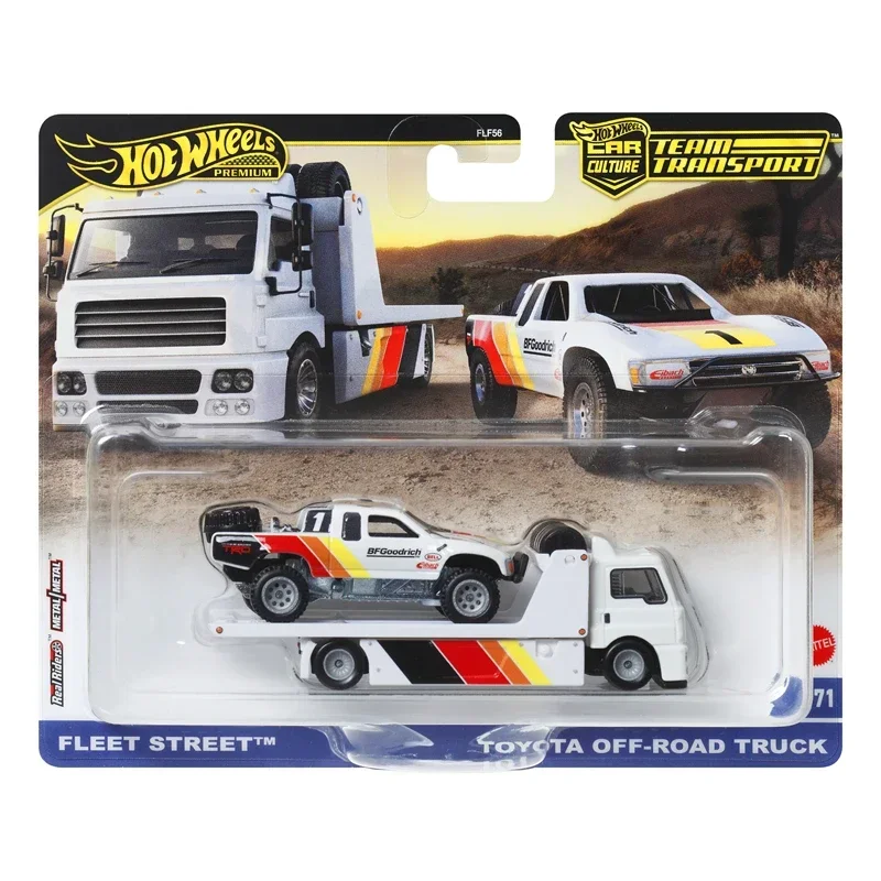 Original rodas quentes premium carro cultura equipe transporte diecast 1/64 brinquedos para meninos toyota supra 4runner nissan rua frota presente