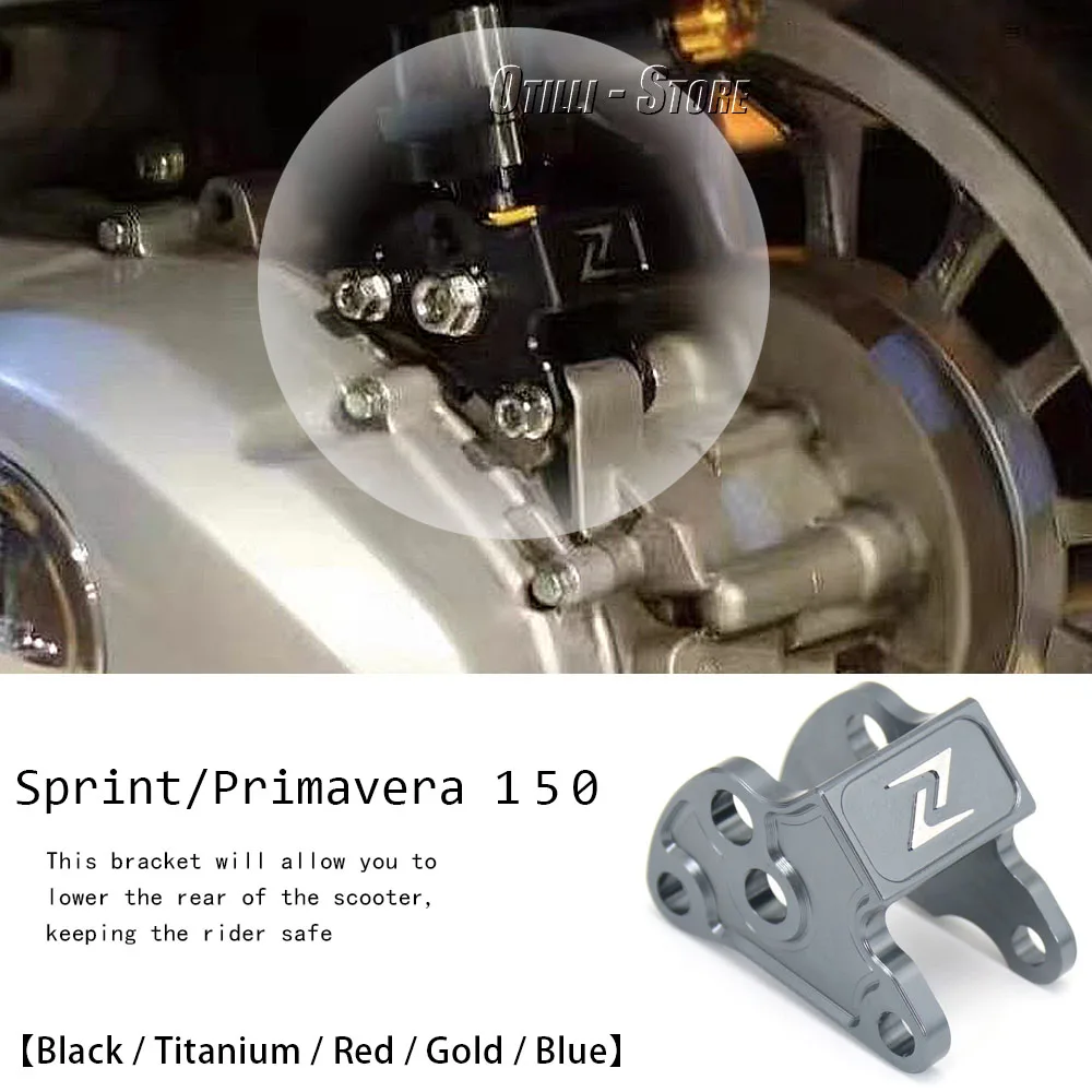 

New Lowering Links Kit For Vespa SPRINT Sprint 150 PRIMAVERA Primavera 150 Motorcycle Rear Suspension Cushion Connecting