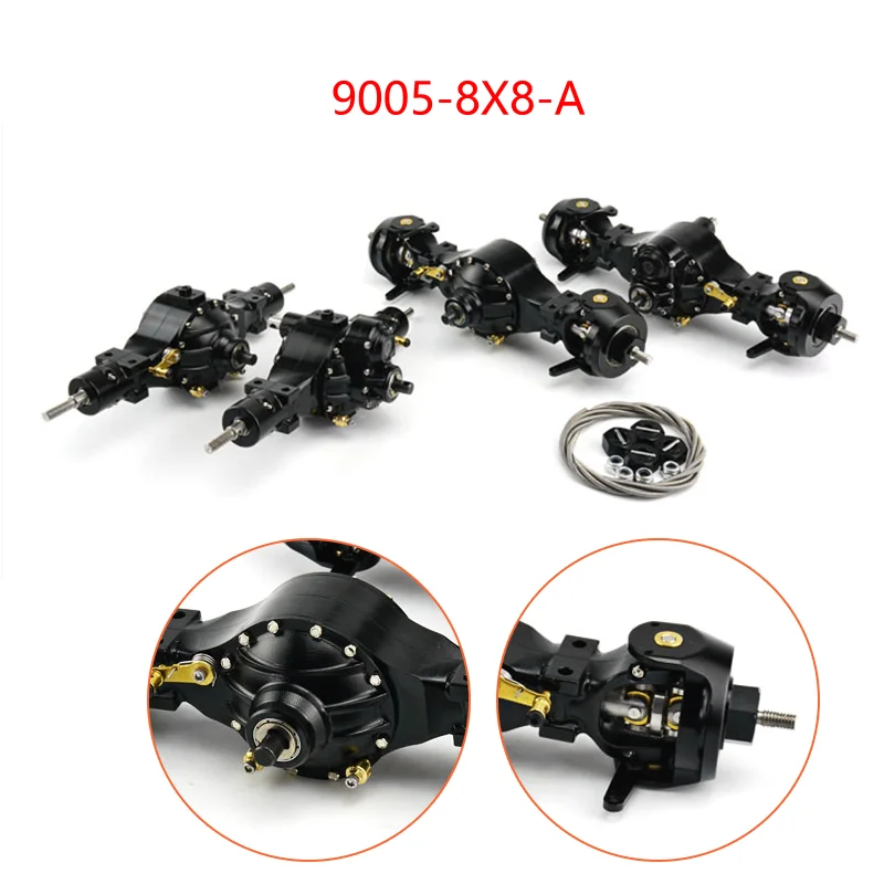 Lesu Metal Axle Differential Lock Q900 1/14 4X4 6X6 8X8 Rc Tractor Trucks Tamiyaya Model Car Parts Toys For Boys