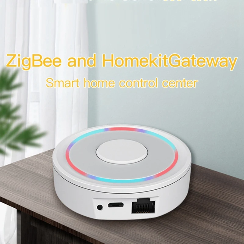 Smart Homekit Gateway Hub Smart Wireless Zigbee Bridge Tuya Smartlife APP Remote Control Works For Apple Homekit Alexa Plastic