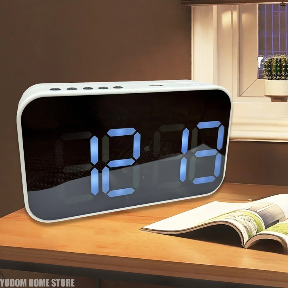 Rechargeable Digital LED Alarm Clock Secret Hidden Compartment Invisible Storage for Money Phone Letter Desktop