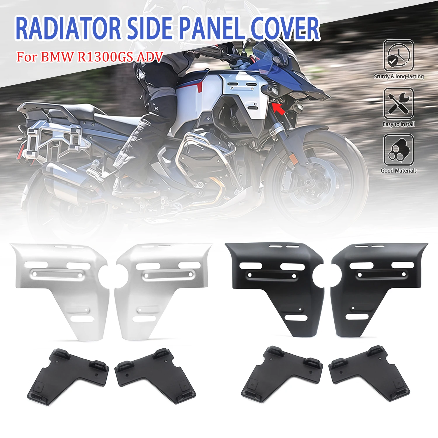 

FOR BMW R1300GS ADV R1300 GS Adventure 2024-2026 Motorcycle Side Panel Water Tank Guards Frame Protection Radiator Cover Fairing