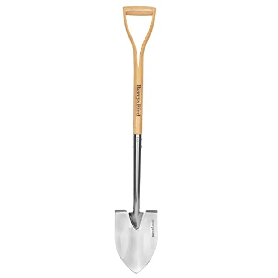 

Shovel for Digging, Garden with Wood Handle, 40.98" Stainl Steel Gardening Didding Spade, Heavy Duty Spade Shovel Beach Shovel