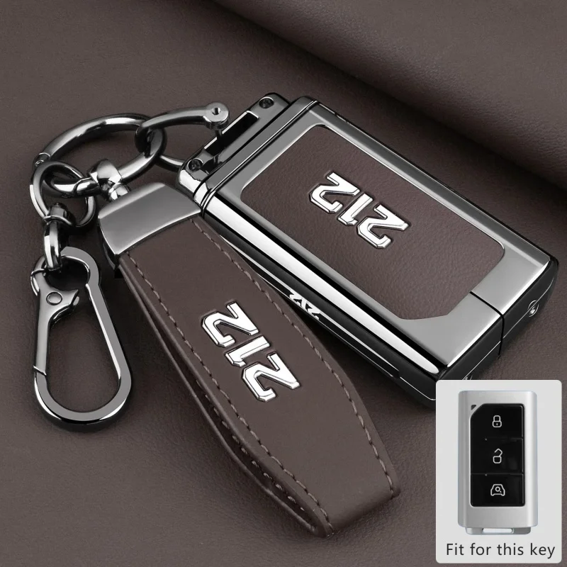 NUEVO Estuche de Zinc para Llave de Coche BAIC Beijing 212 T01, Funda Protectora para Llavero, Carcasa, Cartera, Soporte, Accesorios