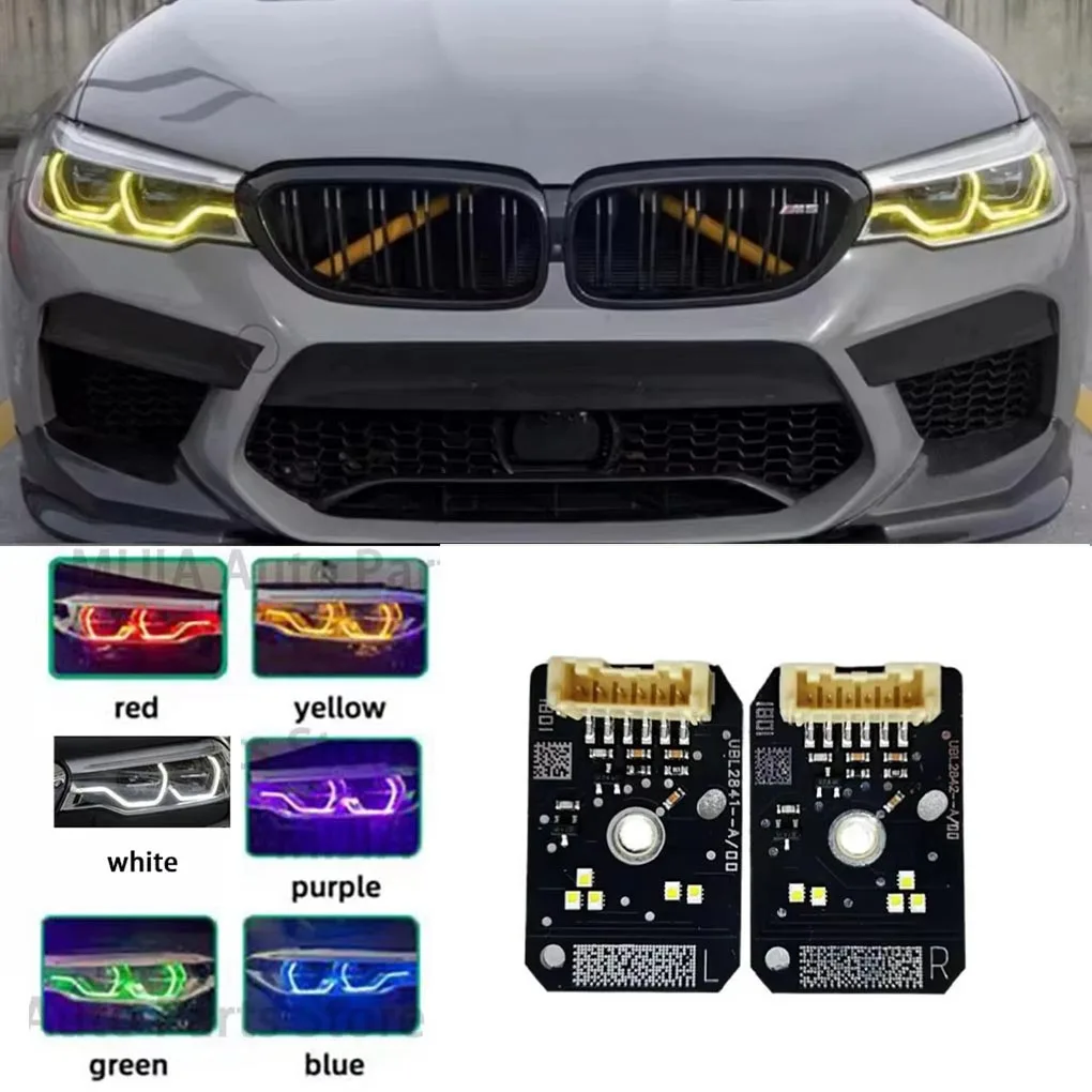 For G30 G31 F90 BMW 5 Series M5 2017-2020 DRL LED Daytime Running Light Plate Adaptive Headlight Boards 63117214939 63117214940