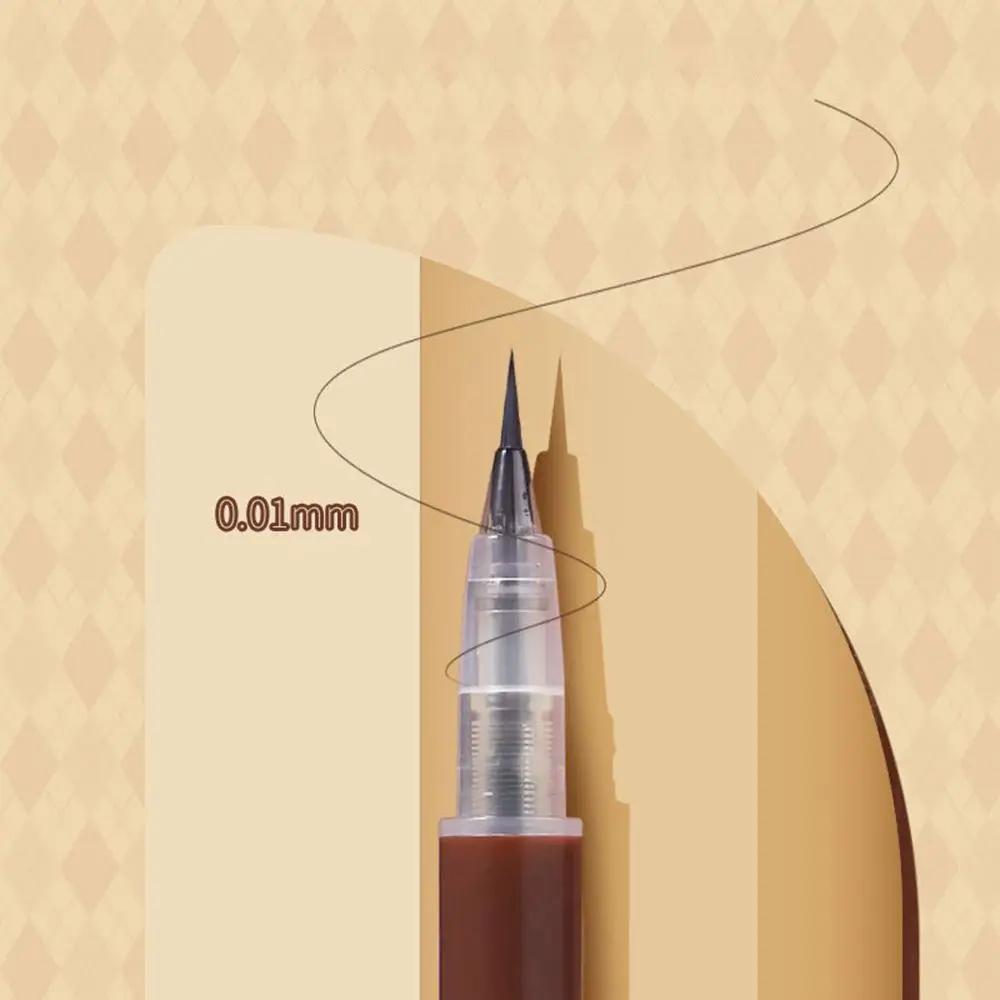 Stylo de tatouage pour sourcils, cosmétique, longue durée, sans floraison, liquide à l'eau, outils de maquillage, Eyeliner, 2 pièces