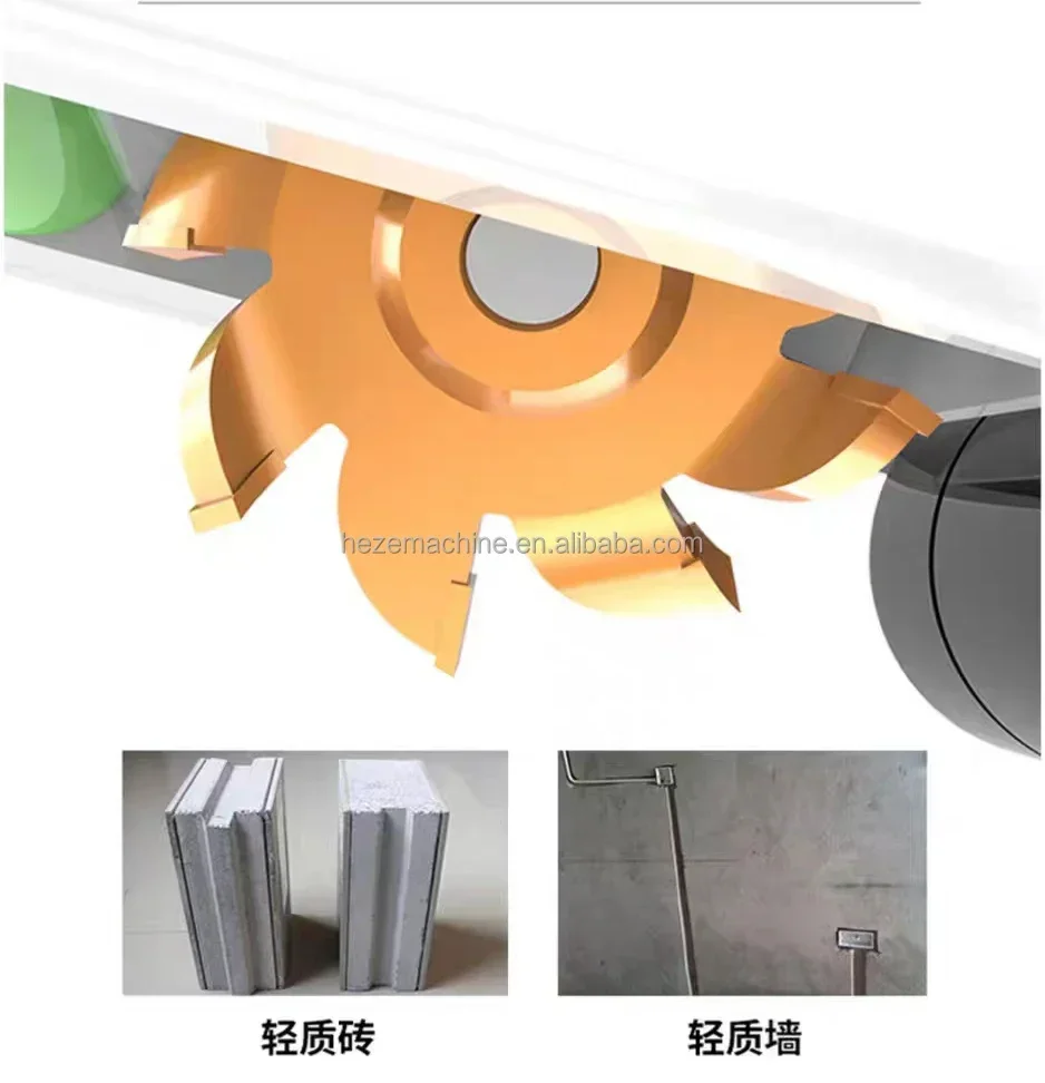 2025 عالية الطاقة الكهربائية البسيطة الشق الطوب جدار الأخدود قطع آلة حفر الجدار تدريبات الطاقة