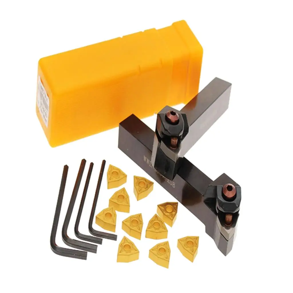 

Набор прецизионных токарных держателей с пластинами WNMG0804 для тяжелых операций резки на станках с ЧПУ