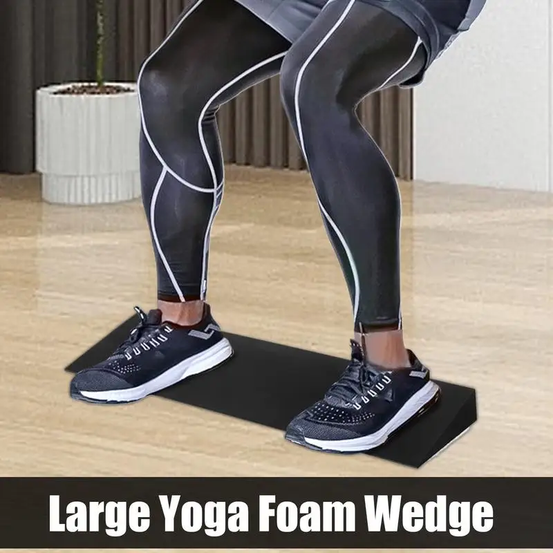 Yoga Wedge Footrest Cushion Heel Elevated Squat Weightlifting Calf Stretcher Slant Board For Improve Mobility Balance And