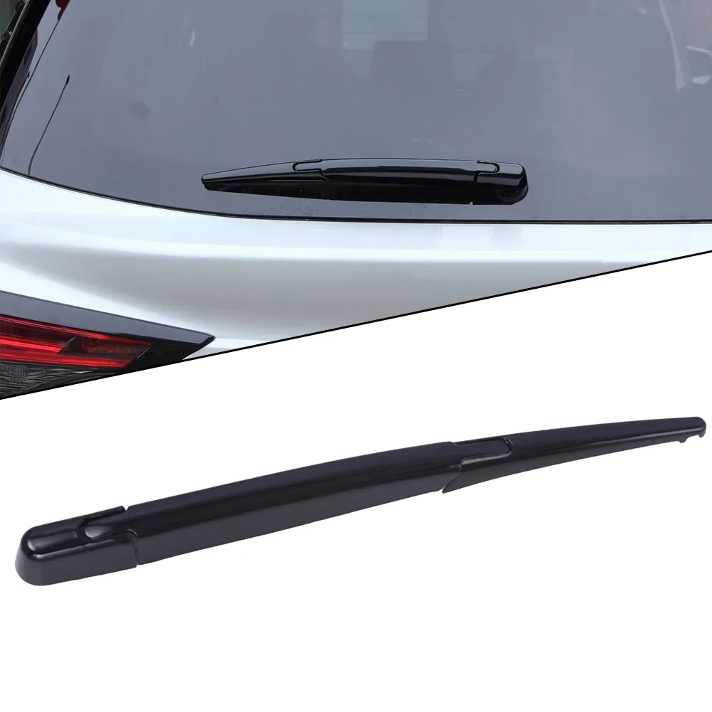 1pcs For Toyota For Sienna 2021 - 2024 Car Black Glossy Tail Rear Window Wipers Cover Trim Exterior Part