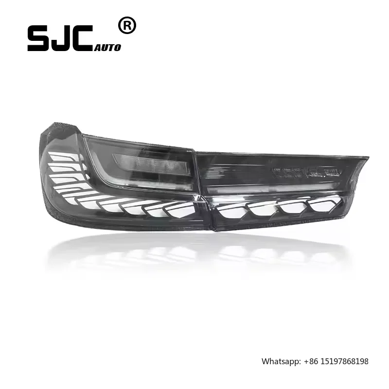 

SJC Car Parts Auto Lights for BMW 3 Series G20 G80 M3 2019-2022 LED GTS Dragon Scale Style Taillights Stop Brake Signal Lamps