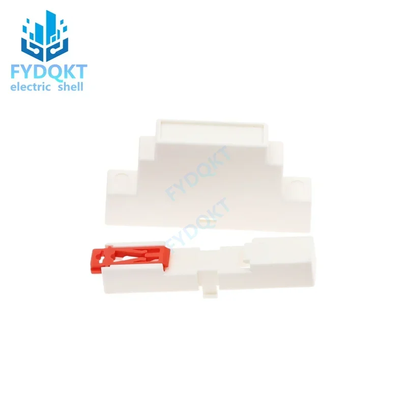 ABS plastic Supply Rail Electrical Shell Safety Barrier Isolation Module  4-19: 88X18X59MM Project Junction Box