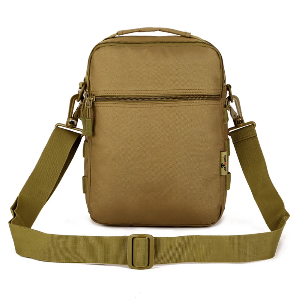 Bolso de hombro de nailon impermeable para hombre, bandolera militar Molle, de viaje, tendencia famosa, informal