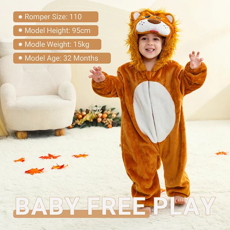 MICHLEY Monkey Lion Capybara B - Spiderman Jumpsuit Kids 评论和价格