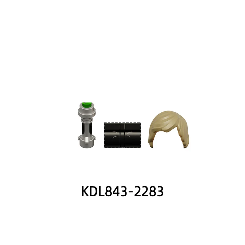Les armes KDL843 pantalons pièces de cheveux figurines d'action pistolet épée modèle blocs MOC briques ensemble cadeaux jouets