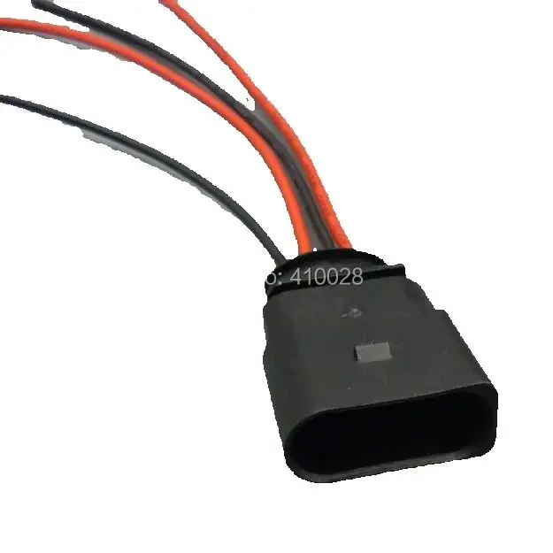 worldgolden 4 Pin way 1.5mm 4p male Auto Temp sensor plug waterproof Electrical Wire connector for VW car truck 1J0973804