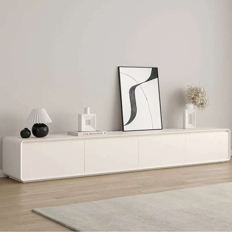 

Modern TV Consoles Cabinet Foot White Storage Fashion Nordic TV Floor Stand Living Room Meuble De Rangement Furniture MQ50DS