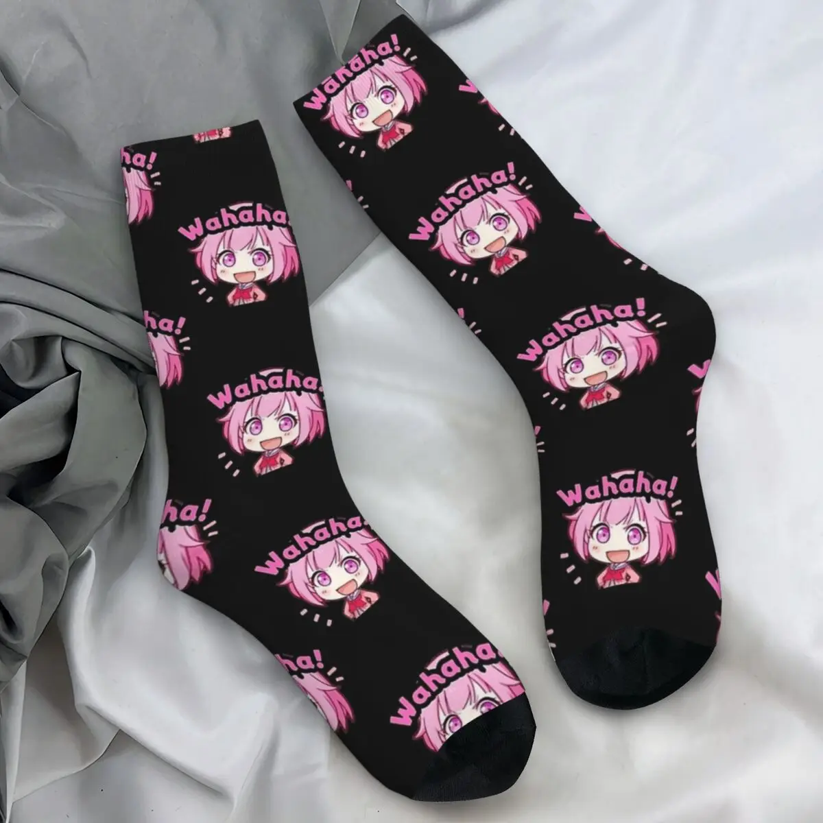 Couple Socks Project Sekai Emu Otori Anime Rui Kamishiro Stockings Autumn Fashion High Quality Socks Skateboard Non Slip Socks