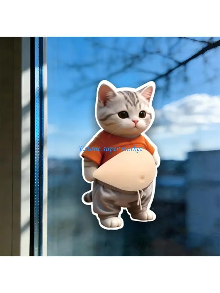 090B Pack of 2 Fun Kitten Belly Sensory Squeeze Toy for Squeezing and Stress Relief