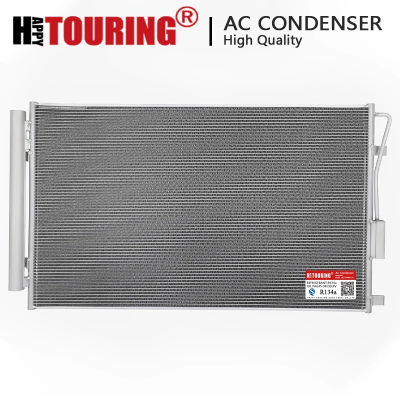 A/C AC Condenser For Hyundai Santa Fe 2013-2018 With Receiver Drier Aluminum Core 97606-2W501 976062W500 976062W501 97606-2W500