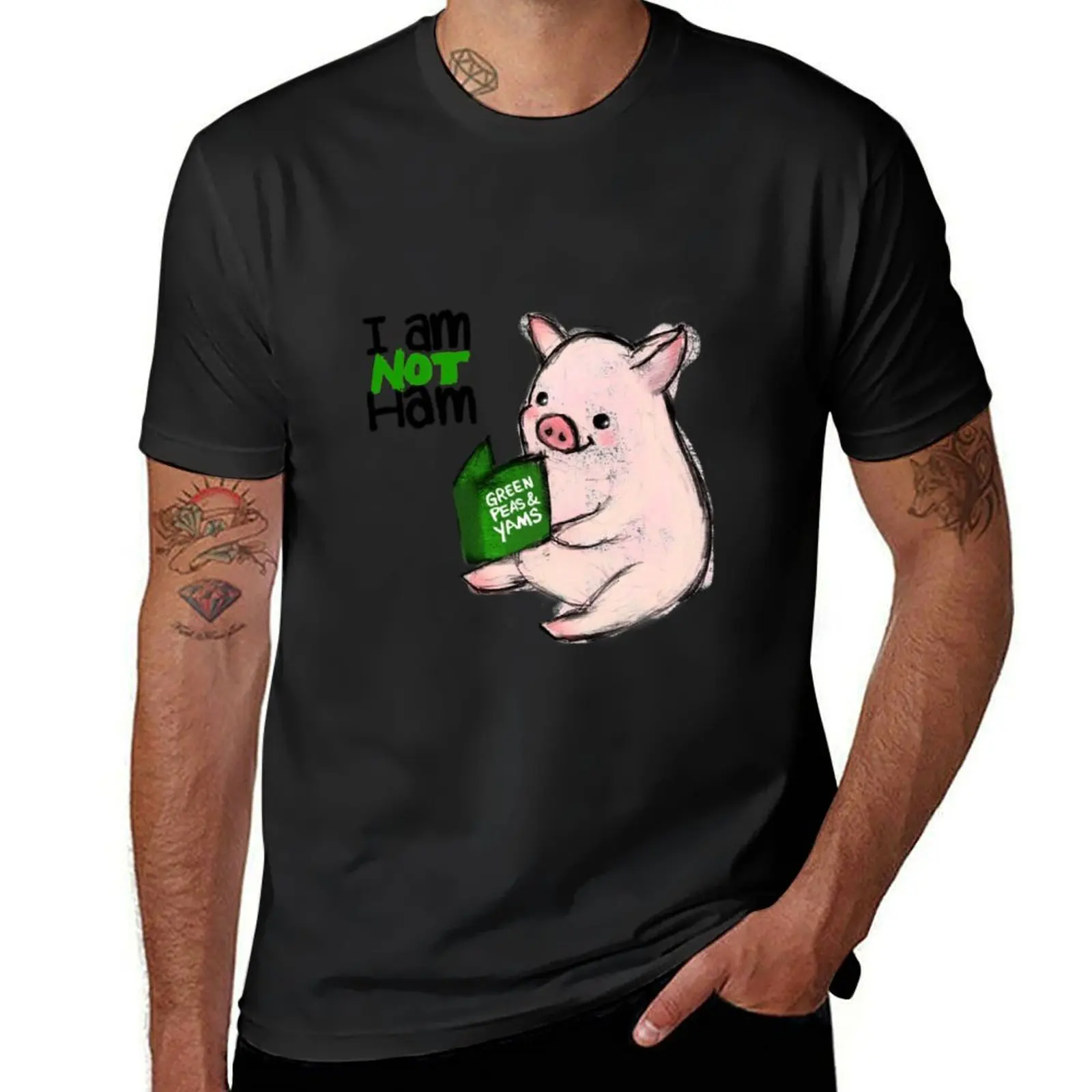 I Am Not Ham! Piglet T-Shirt summer clothes cute clothes summer tops animal prinfor boys mens t shirt graphic