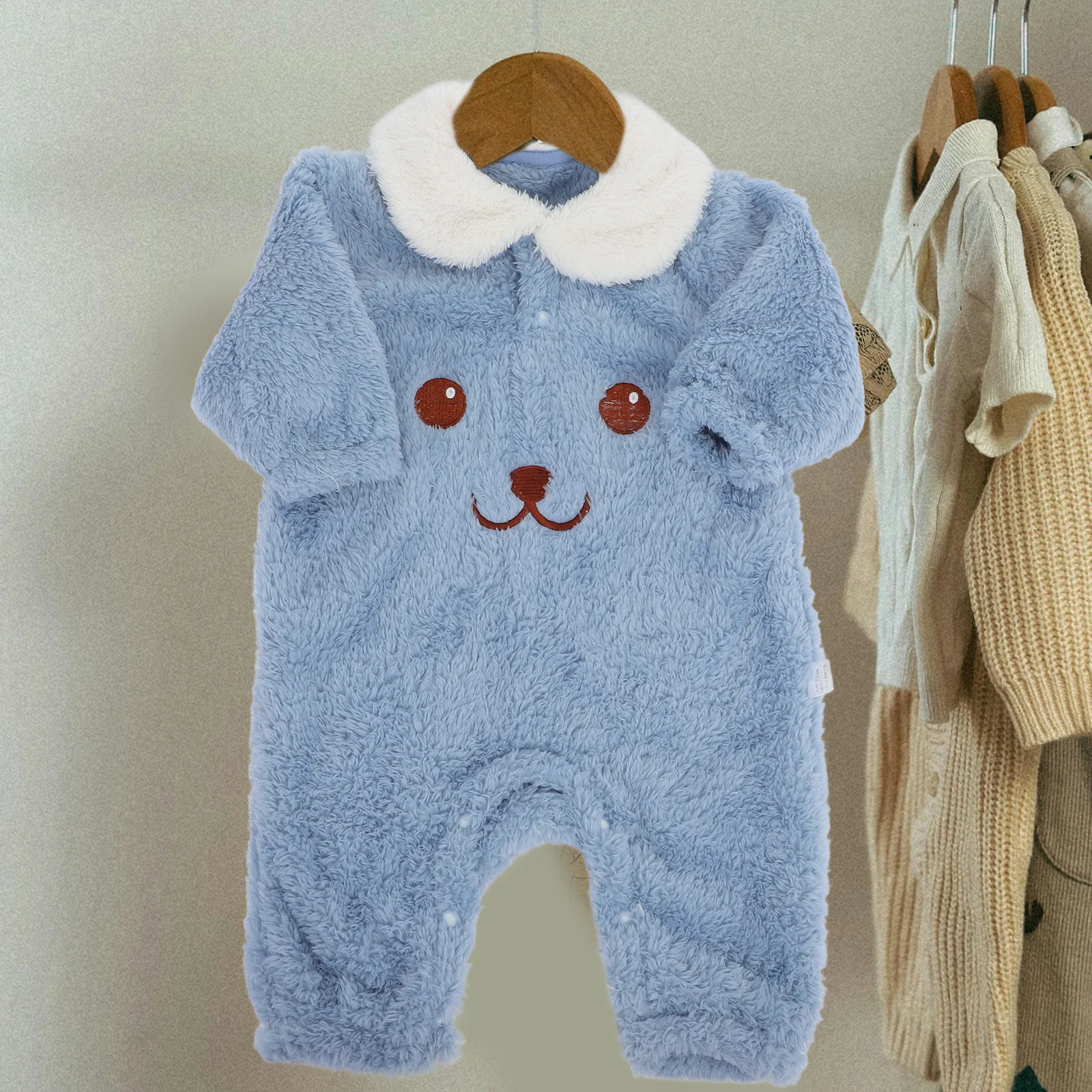 

Теплый детский толстый комбинезон с длинными рукавами, зимний костюм для младенцев, одежда для новорожденных, осенне-зимняя одежда для мальчиков и девочек, боди для младенцев