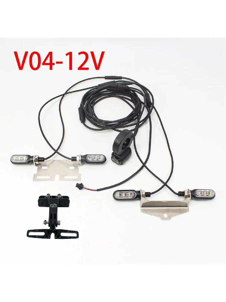 AliExpress Ebike Turn Signal Electric Bicycle Ebike Turn Signal V04 12V Waterproof Cable LED Flashing V04-12V