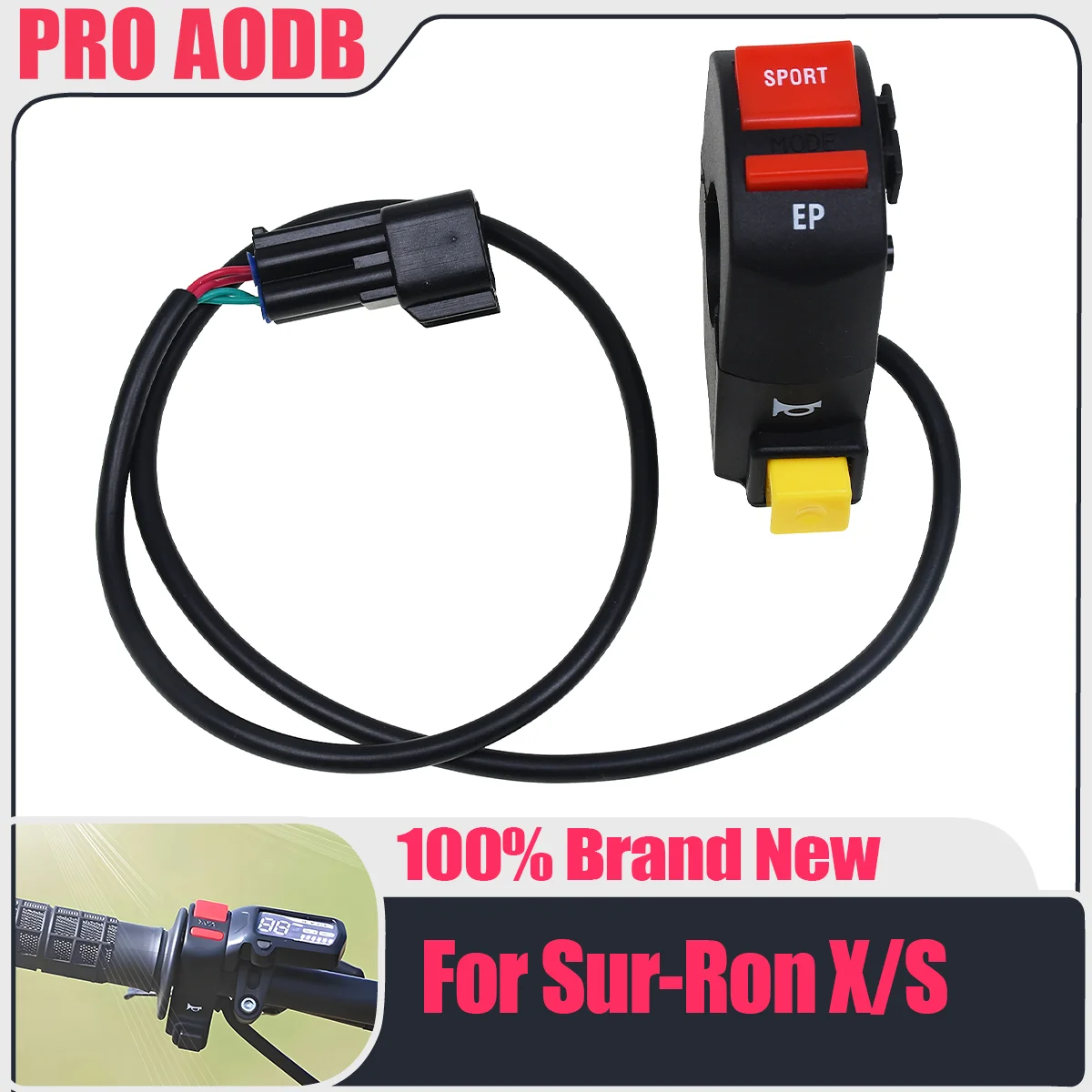 

For Sur-Ron Sur Ron SurRon Motocross Electric Bike Hour Meter Handlebar Speed Meter Assembly Speedometer Light Bee X S Universal