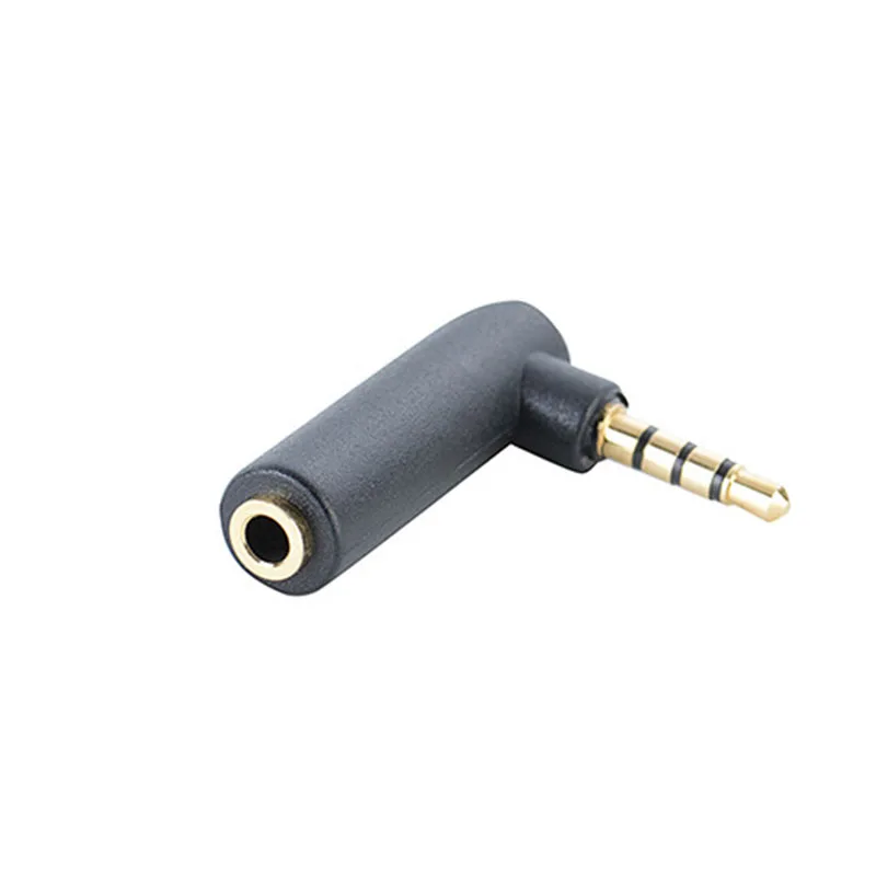 Audio Adapter 3.5mm 4-section Audio Male And Female Adapter Mobile Phone Headset Audio To Plug High Sound Quality Converter B4