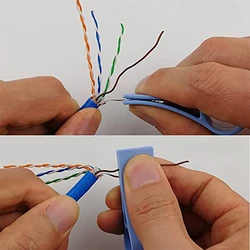 1pc Engineer Wire Straightener Network Cable Untwist Tool For CAT5/CAT5e/CAT6 Wires Pair Separator Tools