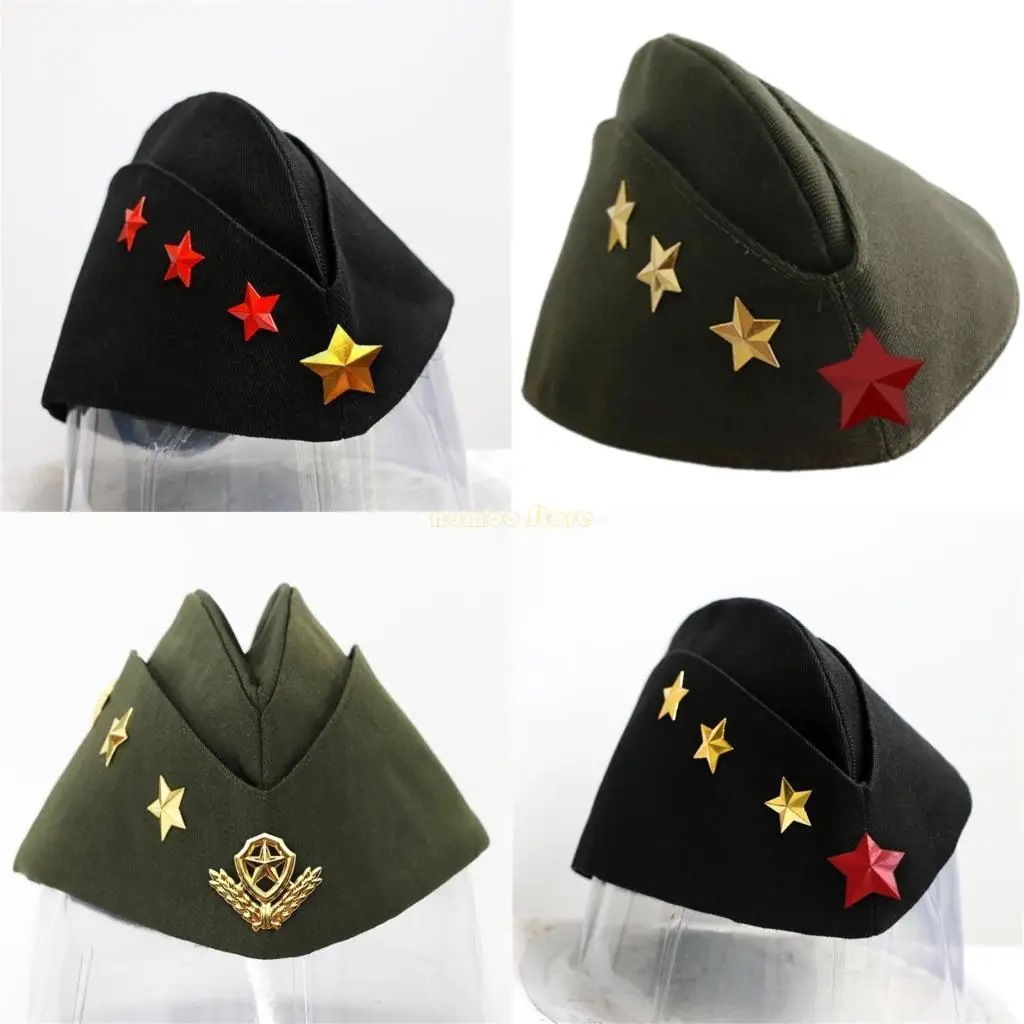 

31BF Stewardess Pillbox Hat for Stage Marine Party Cosplay Halloween Costume