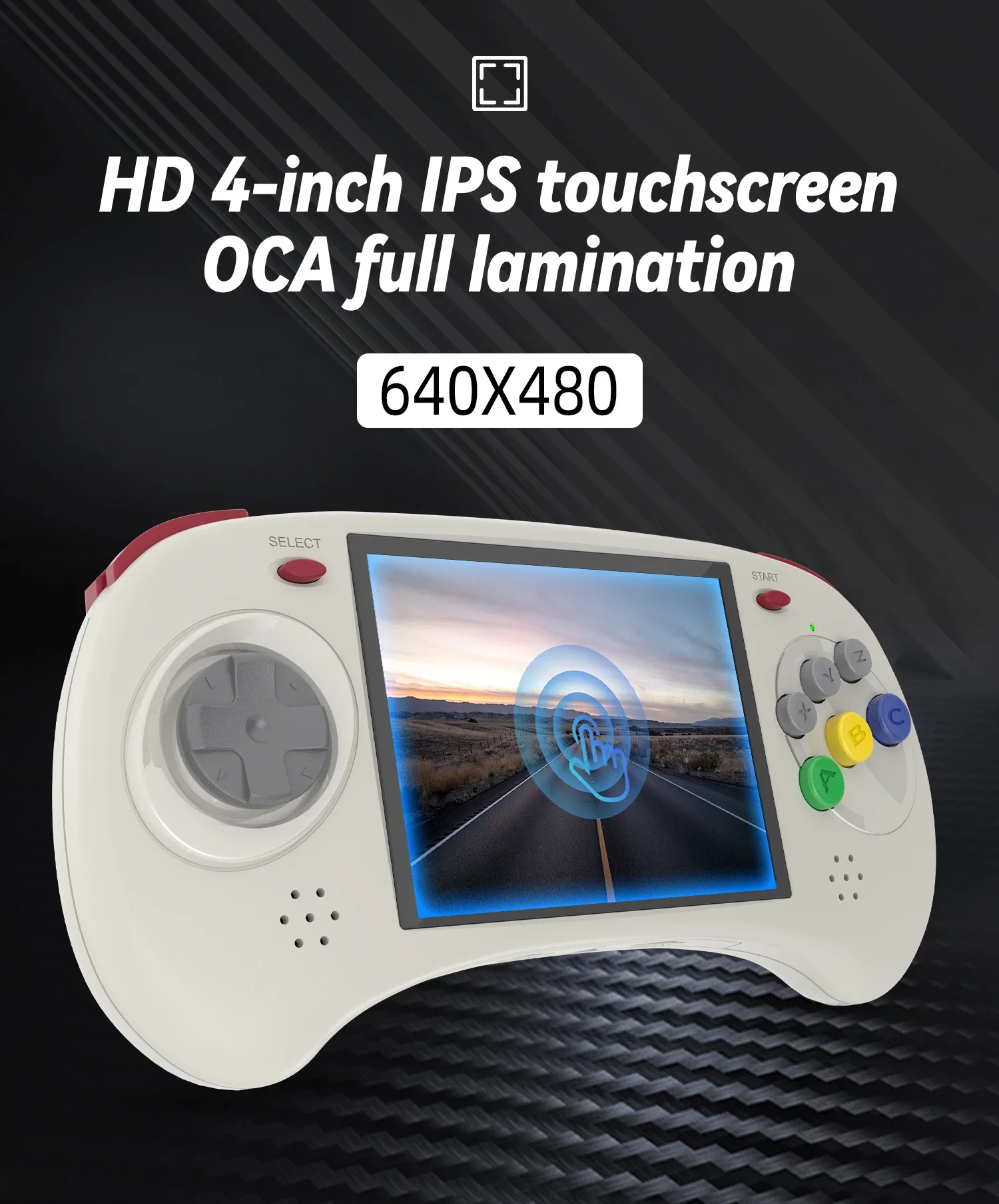 AMPOWN Anbernic RG ARC ARC-D/S Handheld Game Players 4.0'' IPS Touch Screen Android 11 Linux Retro Portable Video Game Console