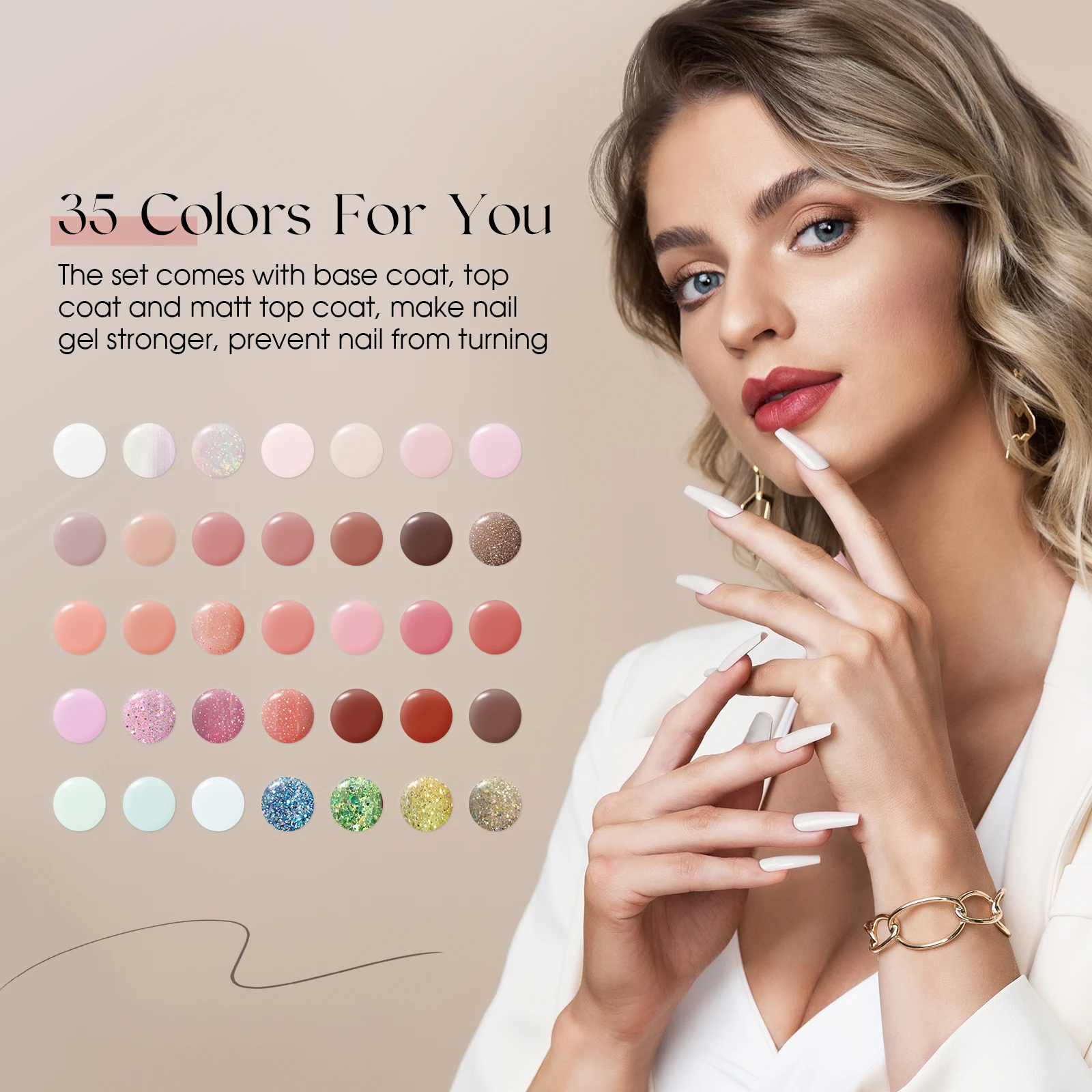 Colla per unghie ROSALIND 38 pz/set smalto gel duraturo smalto per unghie topcoat agente lucidante set lampada UV set per unghie fai da te