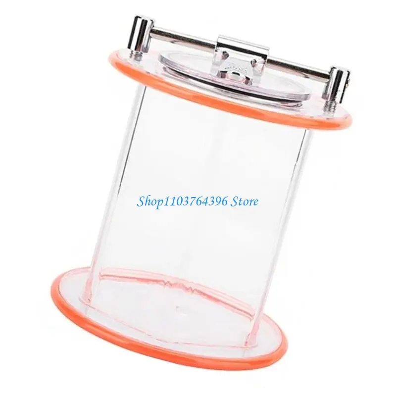 براميل تلميع المجوهرات الاحترافية مع هيكل شفاف مقاوم للتآكل