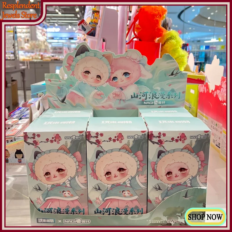 

Original Nagi Shanhe Romantic Series Blind Box Vinyl Face Dolls Kwaii Trendy Play Furry Doll Pendents Keychain Toy Birthday Gift