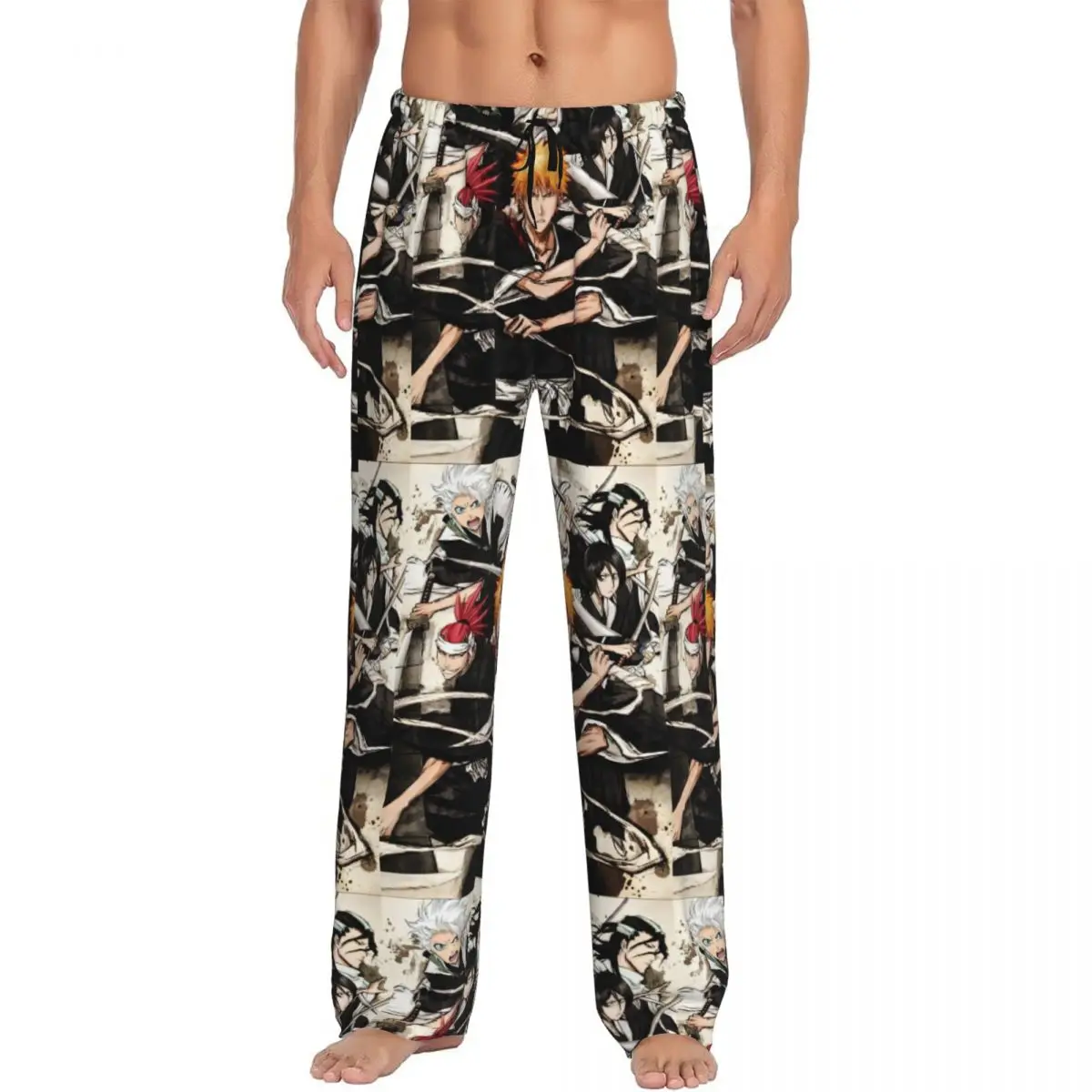 calca-de-pijama-de-anime-bleach-personalizada-roupa-de-dormir-masculina-calca-de-dormir-elastica-com-bolsos