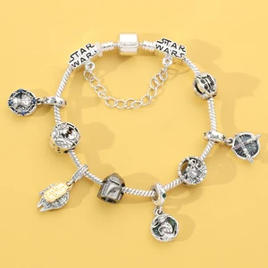 12ベストセールスマーベルチャームブレスレット-3