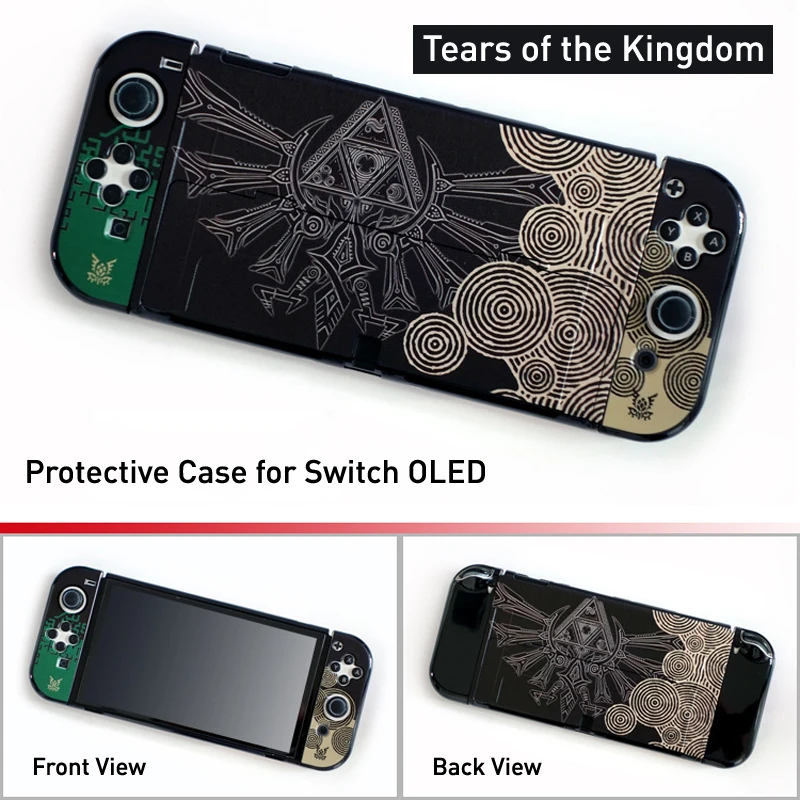 For Nintendo Switch OLED Shell Hard Case ZD Tears Protective Housing Thin Cover Skin Colorful NS Switch Accessories