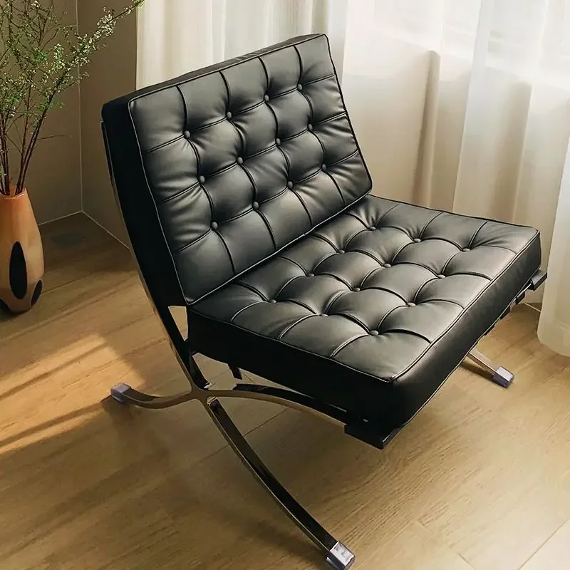 Vintage Barcelona Leather Armchair 5
