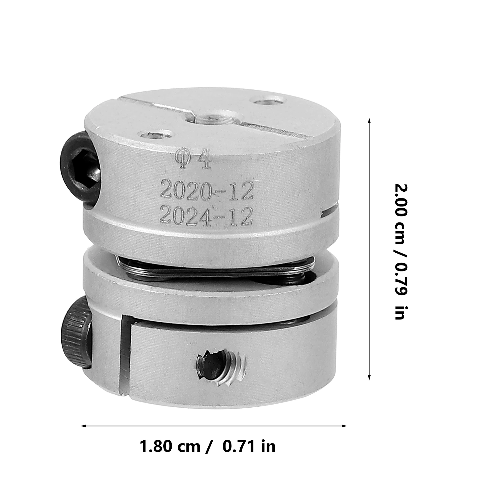 

Aluminum Alloy Shaft Couplers Flexible Silver Joint for Stepper Motor Encoder Connector Damping Vibration Absorption Axial