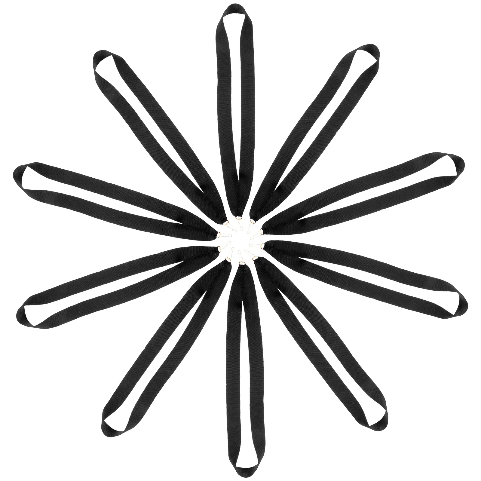 10 Pcs Lanyard Hooks Medal Competition Neck Ribbon Award Straps Tie for Medals Hanging Sports Meeting with Clips