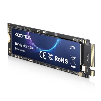 KOOTION X16Plus SSD NVMe M2 1TB 2TB 4TB Gen4x4 Internal Solid State Hard Disk PCIe 4.0x4 2