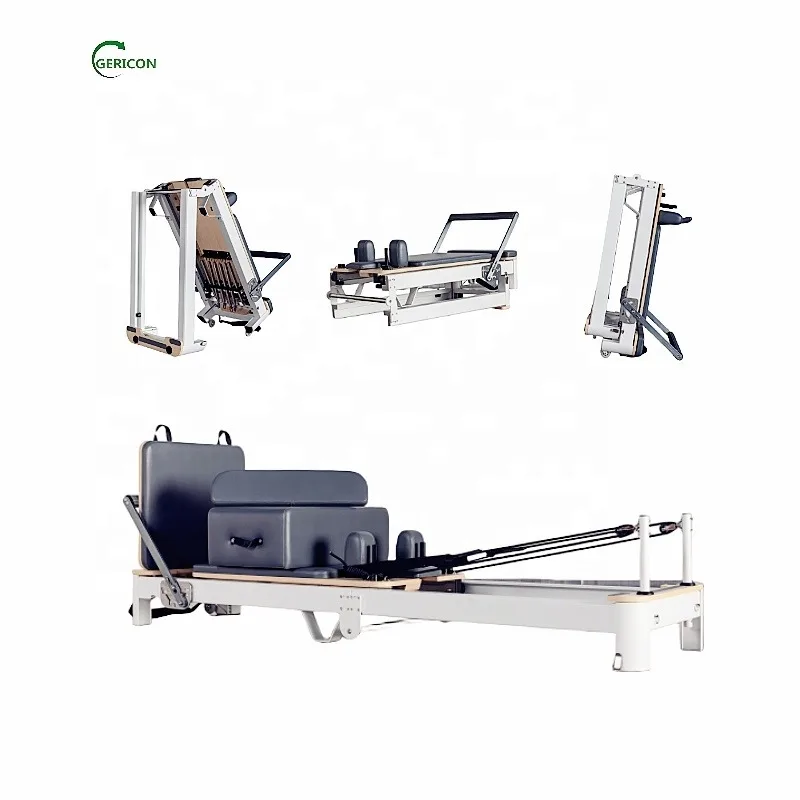 YTYIN Hot Sales Foldable Reformer Pilates Save Space Folding Pilates Reformer