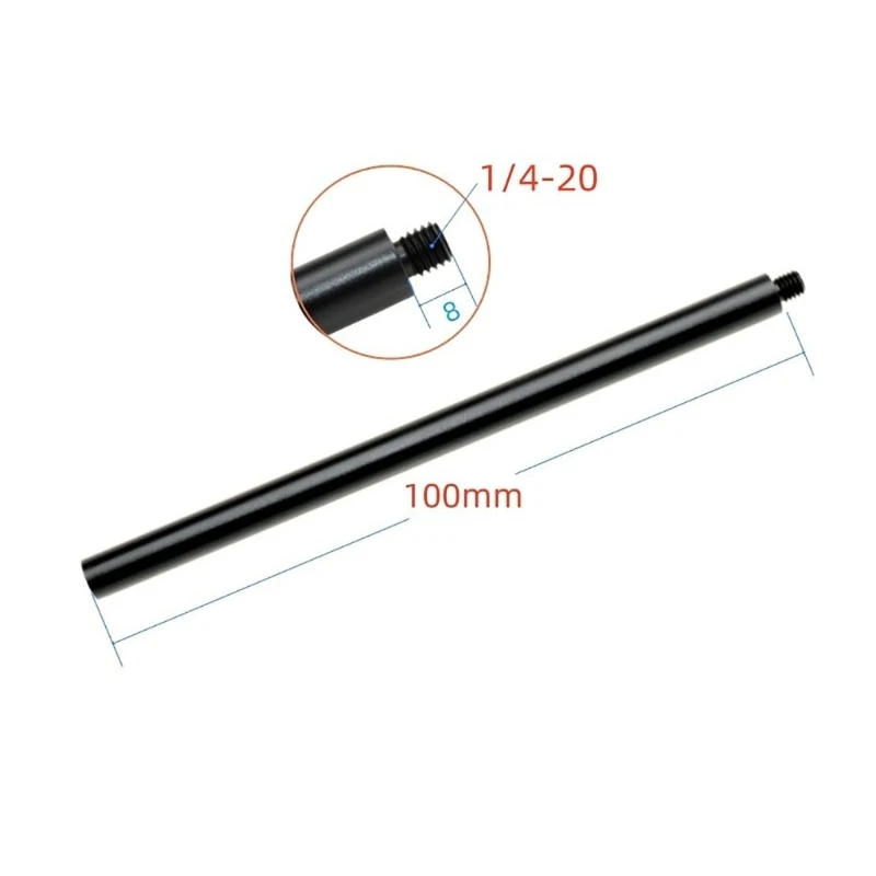 1/4 Male Female Connectors Port Extension Rod Poles for Action Camera & Tripods Dropship