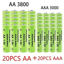 AAA1.5V 3000mAh Rechargeable Battery  1.5 V AAA Battery For Clocks Mice Computers Toys Replace Ni-Mh