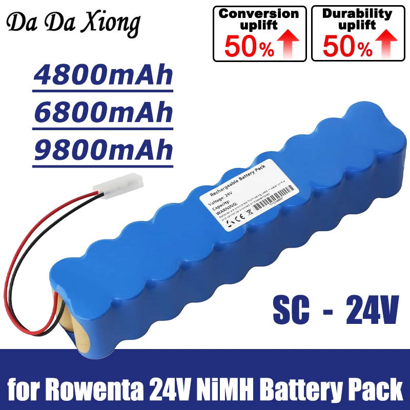 NEW 9800mAh for Rowenta 24V NiMH Battery Pack CD Vacuum Clea