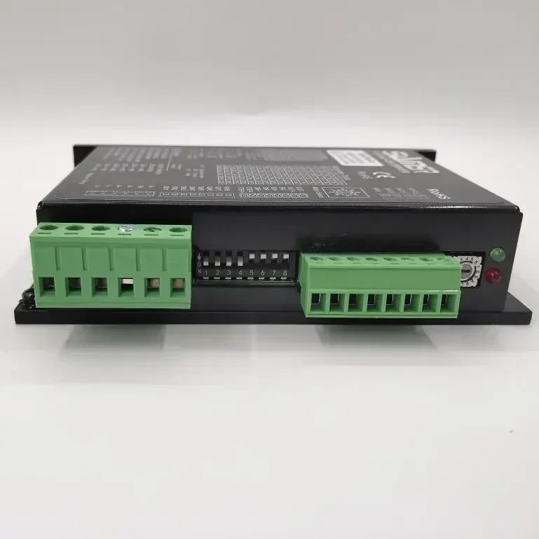 SAMSR CNC محرك متدرج سائق 1.0-4.5A 24-48VDC 128 قرارات مايكرو خطوة لمحرك متدرج Nema 17 و 23