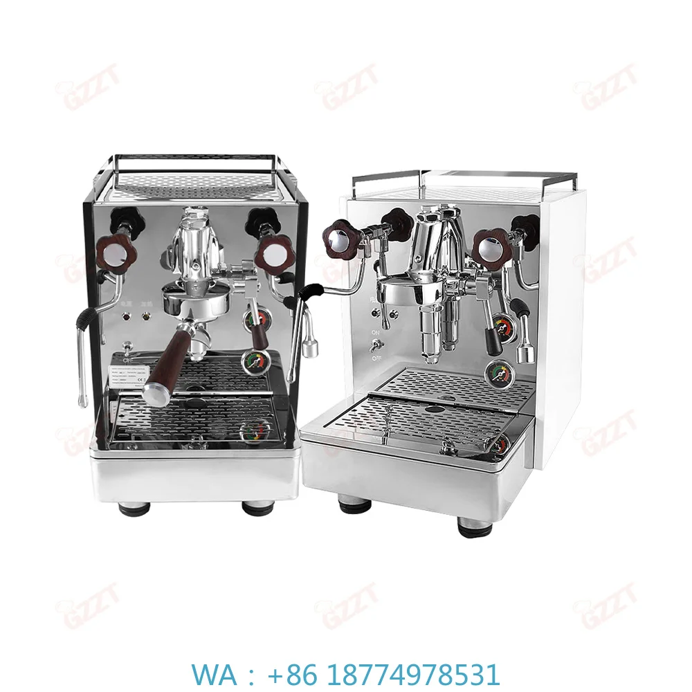 9bar Pressure Espresso Brewing Maker, Professional Italian Semi‑Automatic Commercial With 5L Boiler Coffee Preparation