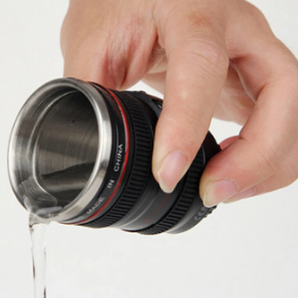 50ml Tea Cup Photographic Props Camera Lens Whisky Wine Cups Mini Portable Multipurpose Stainless Steel for Household Commodity
